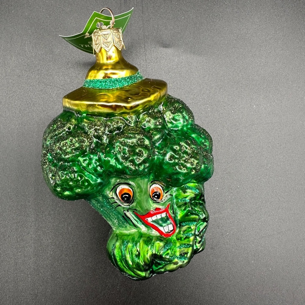2002 SLAVIC TREASURES BRAINDEAD BROCCOLI 4" ORNAMENT‎ 02-1048
